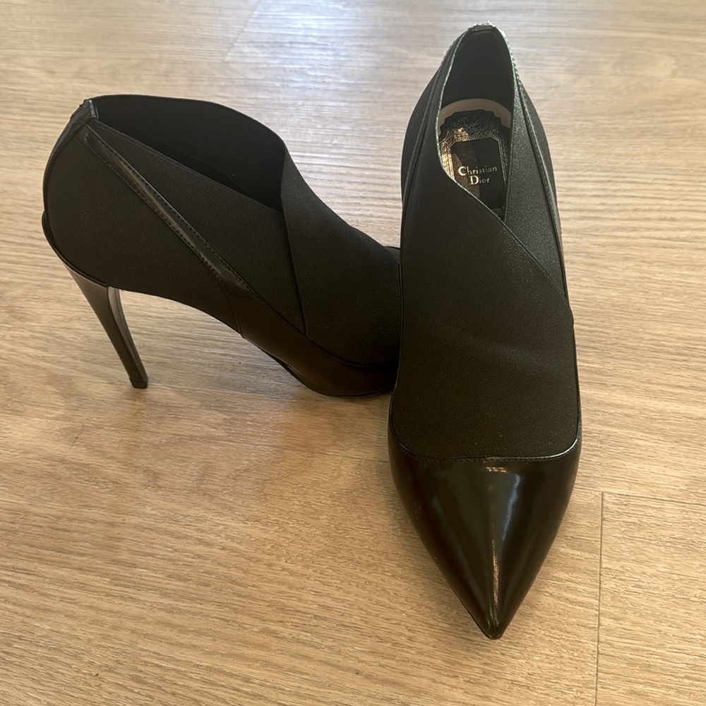 Christian Dior black boots